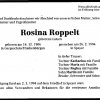 Lutsch Rosina 1906-1994 Todesanzeige